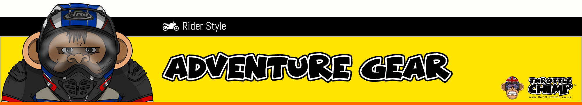 ThrottleChimp™ Rider Style: Adventure