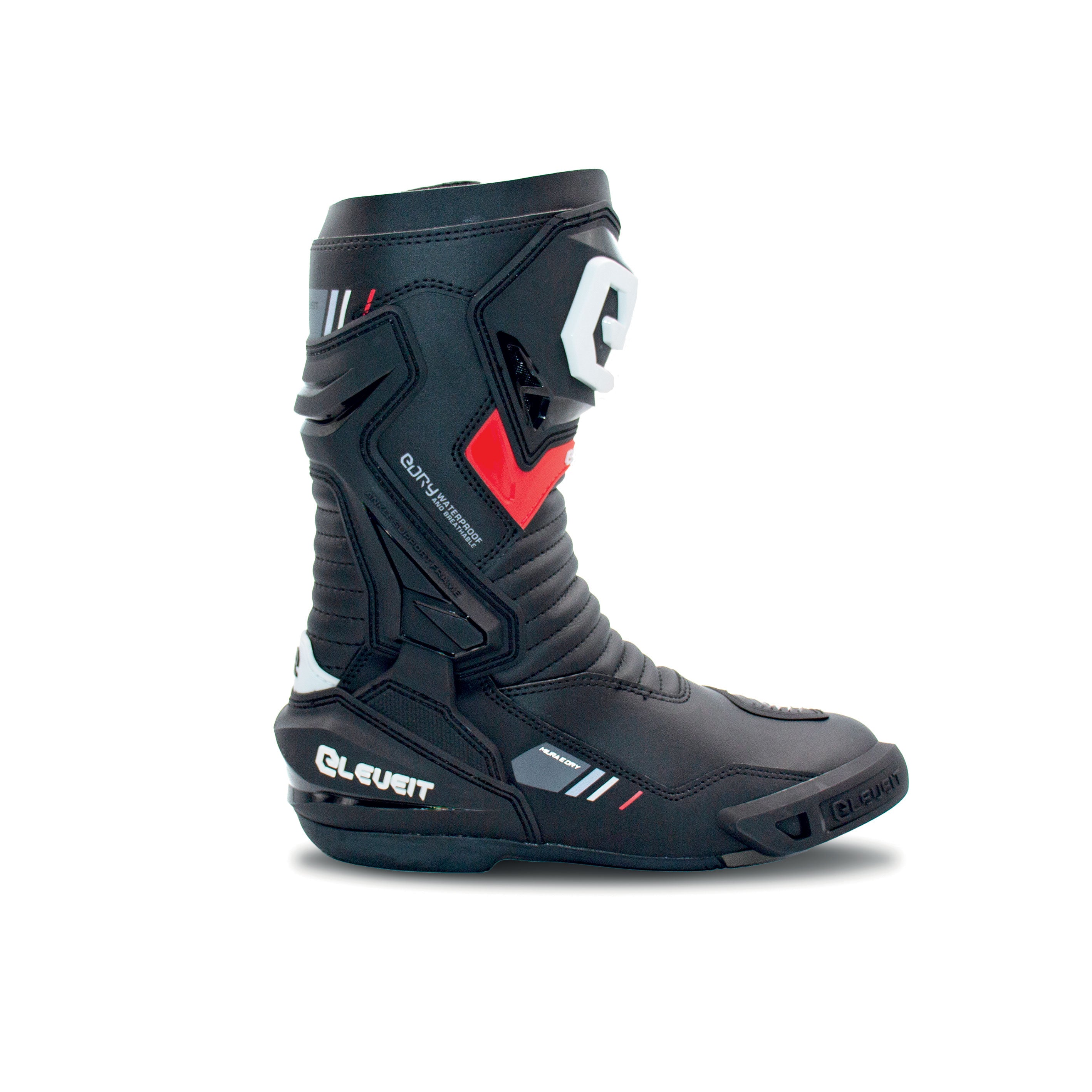 Eleveit S Miura Evo Waterproof Sport Boots Black (Image 2) - ThrottleChimp