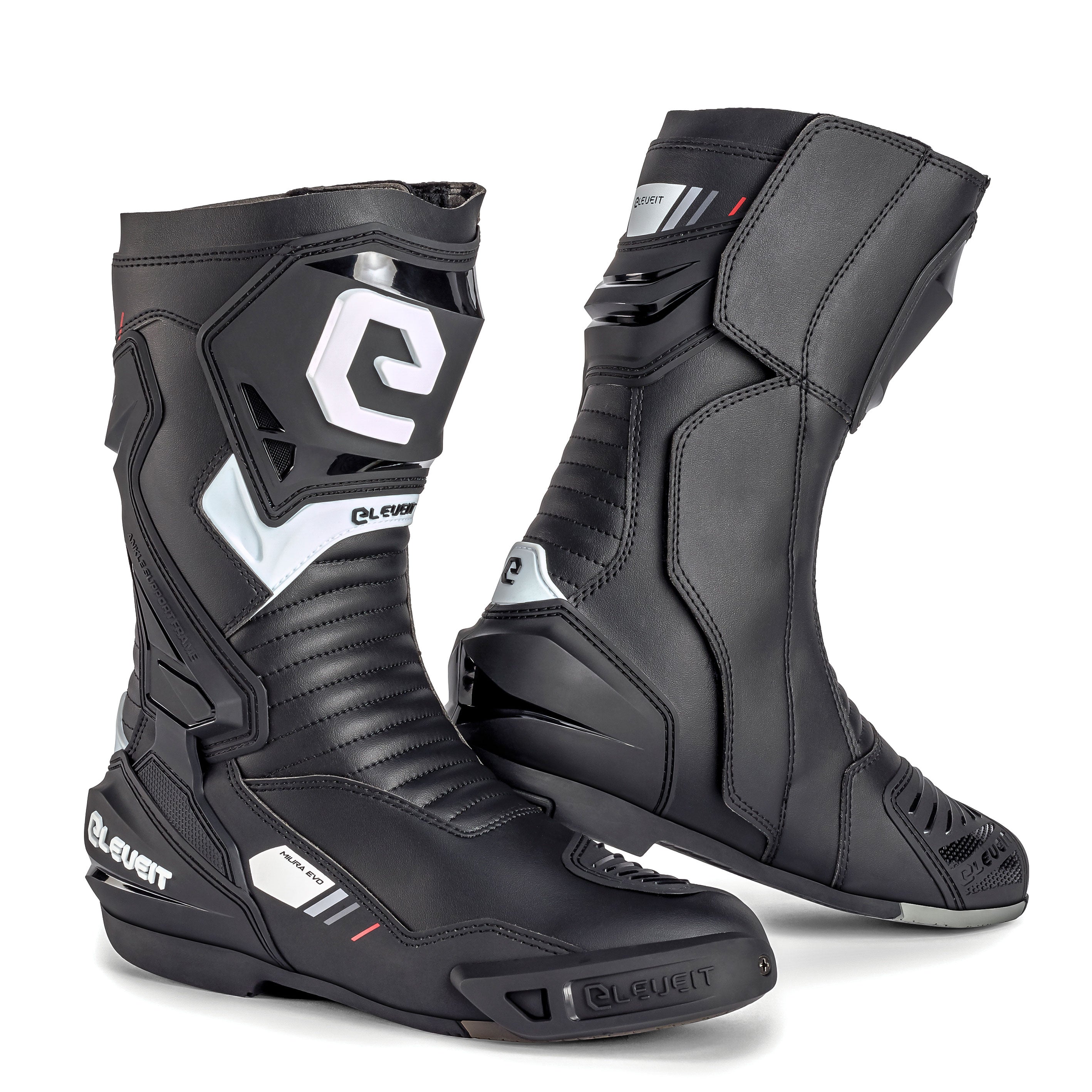 Eleveit S Miura Evo Sport Boots Black - ThrottleChimp