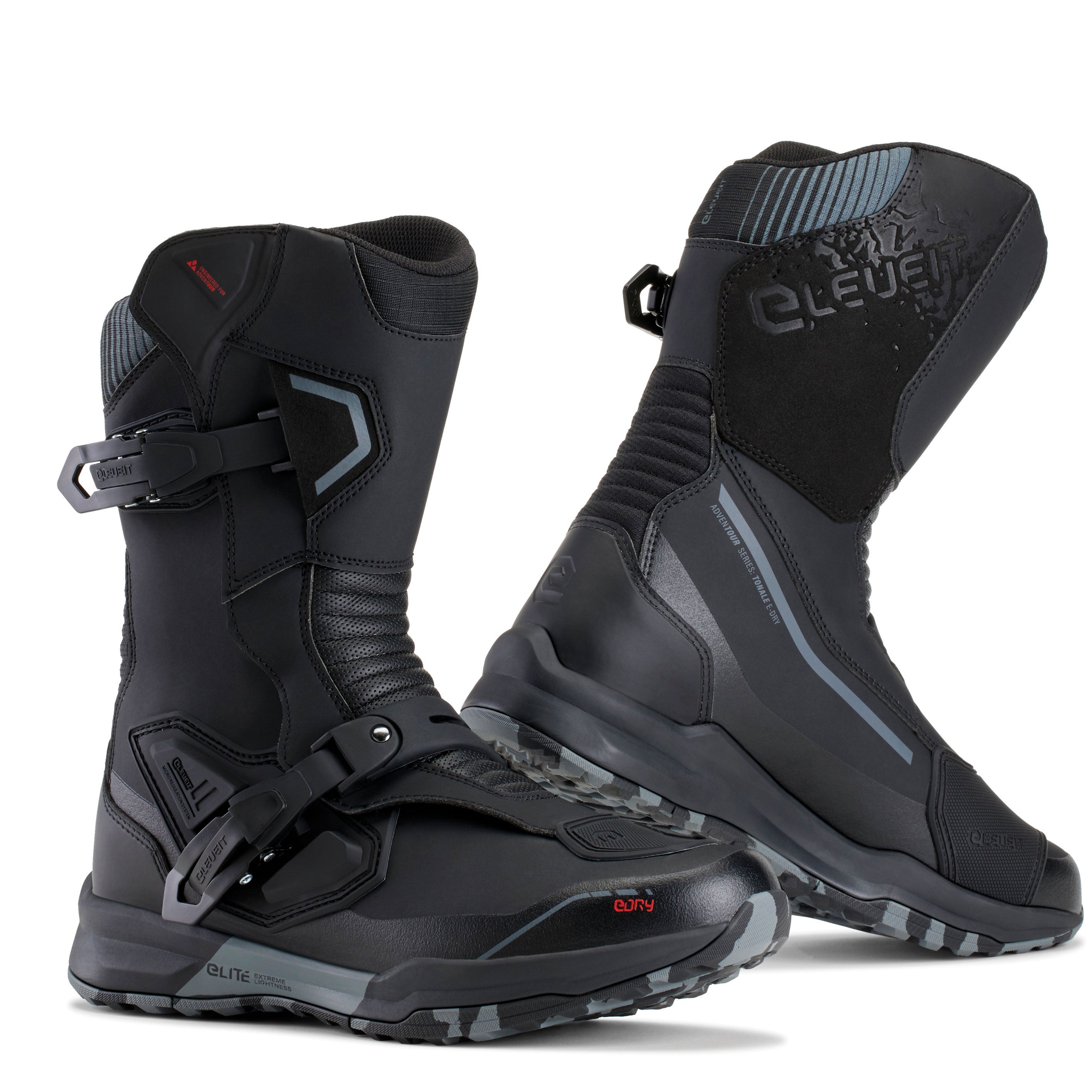 Eleveit Tonale Waterproof Adventure Boots Black - ThrottleChimp