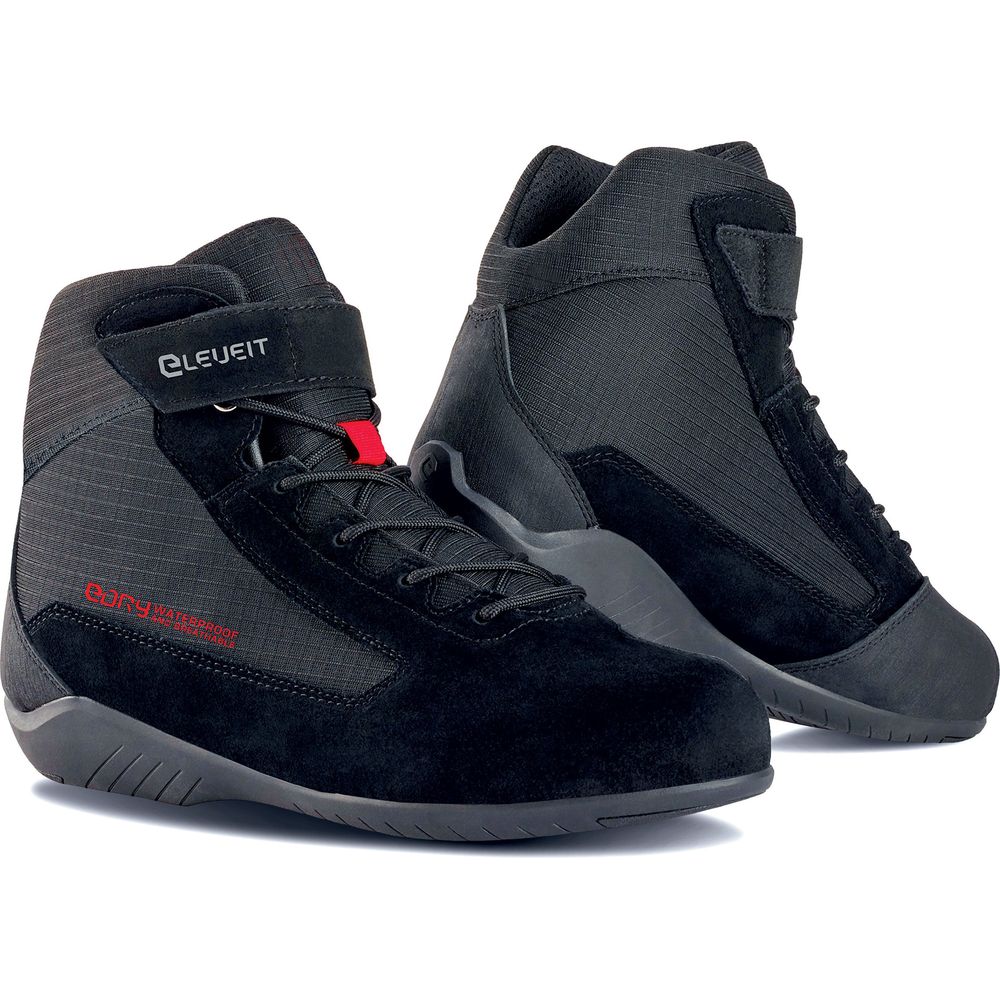 Eleveit Delta Ex Fighter Waterproof Short Boots Black - ThrottleChimp