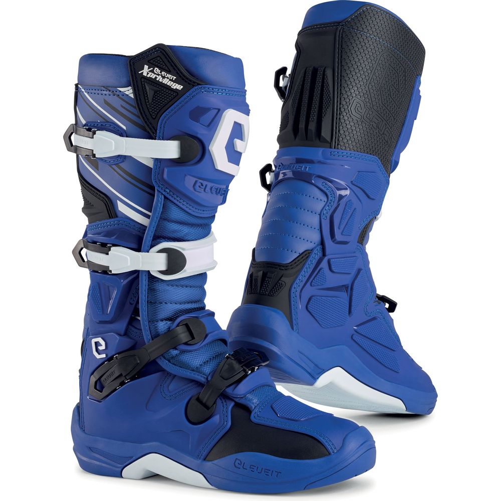 Eleveit X Privilege Off-Road Boots Blue - ThrottleChimp