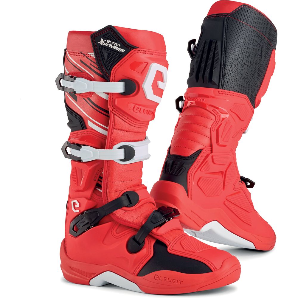 Eleveit X Privilege Off-Road Boots Red - ThrottleChimp