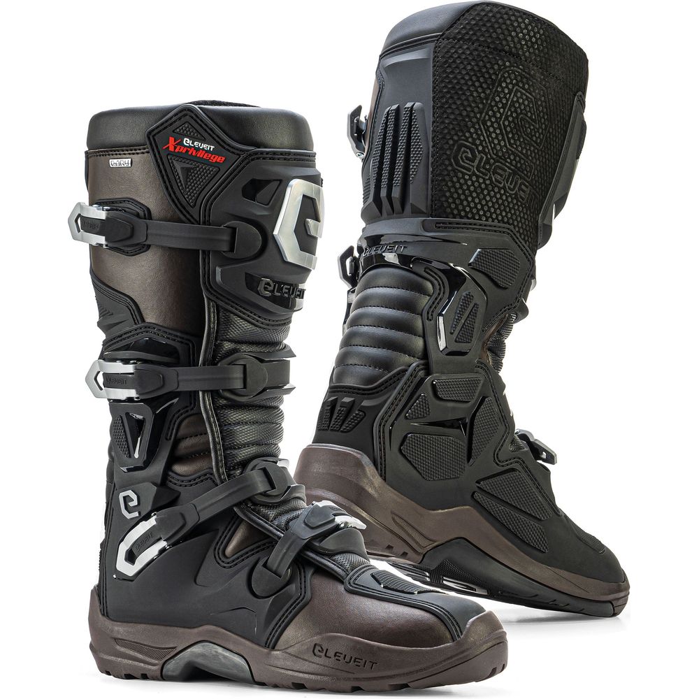 Eleveit X Privilege Waterproof Enduro Adventure Boots Brown - ThrottleChimp