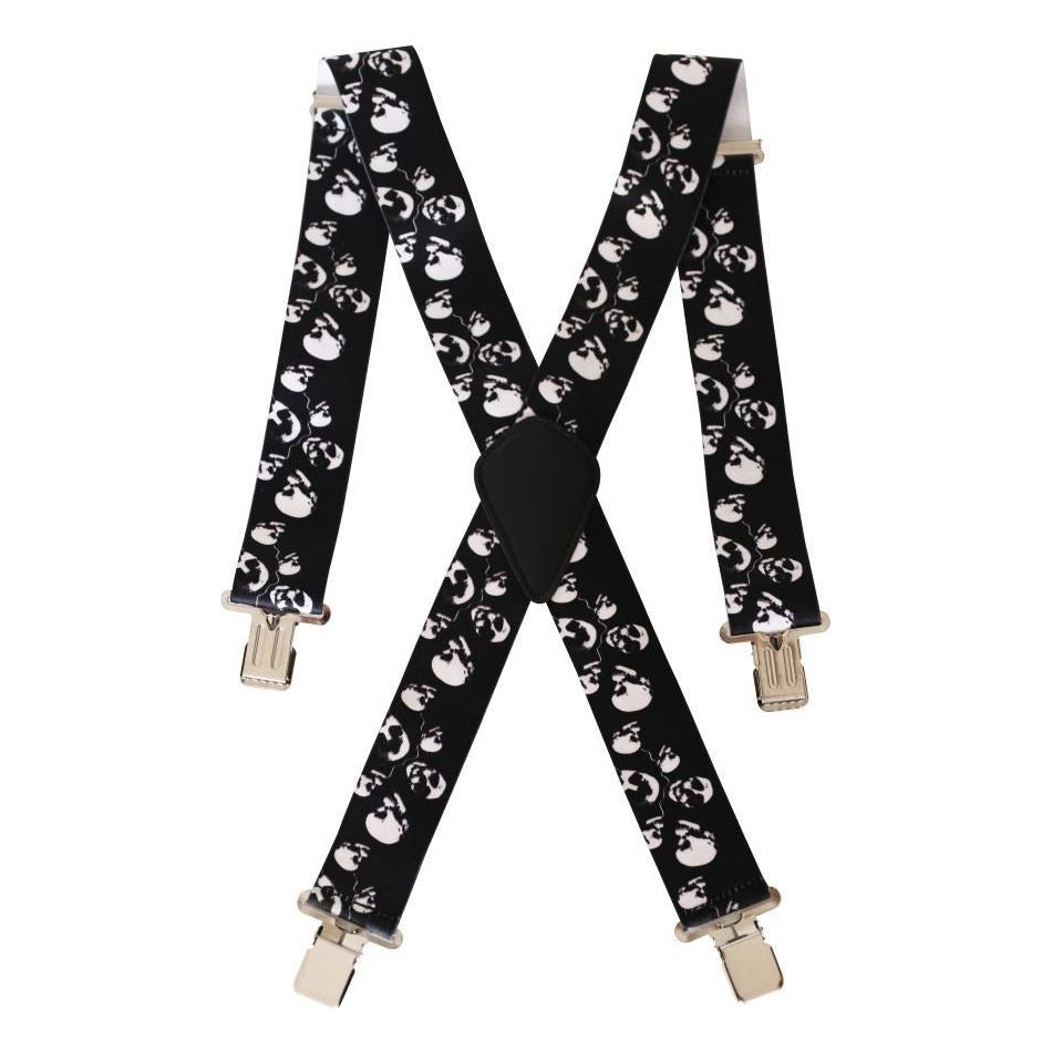 Gear Gremlin Skull Braces White - ThrottleChimp