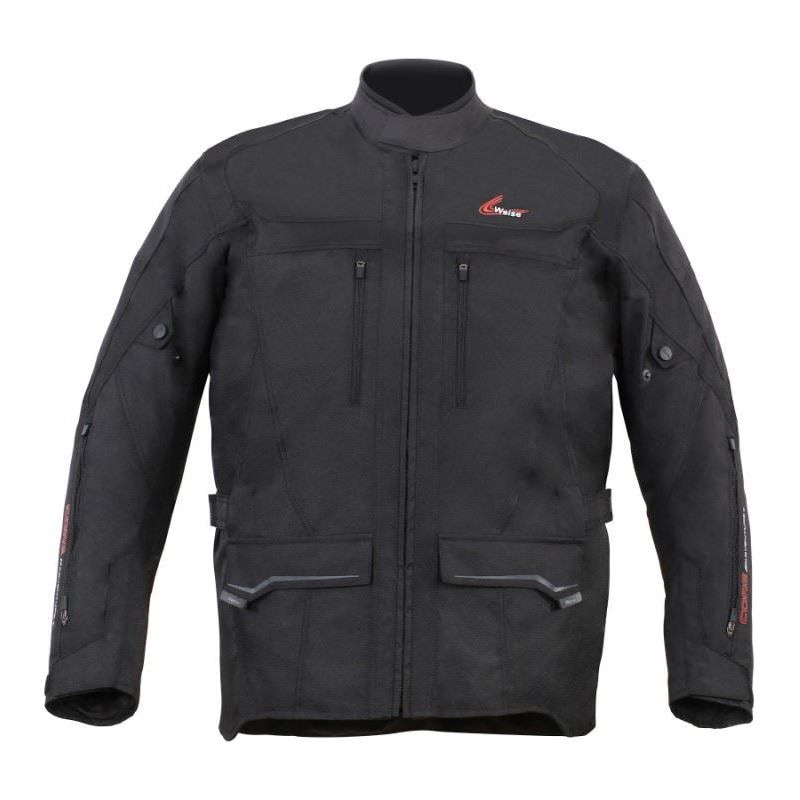 Weise Core Adventure Plus Textile Jacket Black FREE 1 YEAR Returns, FREE UK Delivery | ThrottleChimp