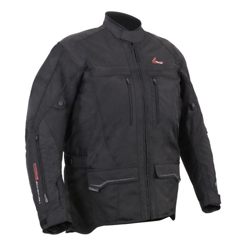 Weise Core Adventure Plus Textile Jacket Black FREE 1 YEAR Returns, FREE UK Delivery | ThrottleChimp