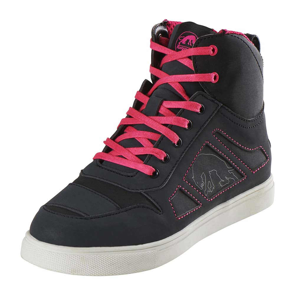 Furygan Angie D3O Shoes Black / Pink FREE 1 YEAR Returns, FREE UK Delivery | ThrottleChimp