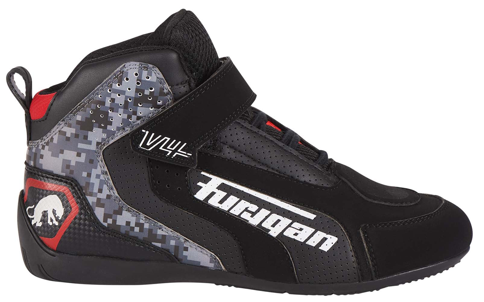 Furygan V4 Vented Shoes Black / Pixel FREE 1 YEAR Returns, FREE UK Delivery | ThrottleChimp