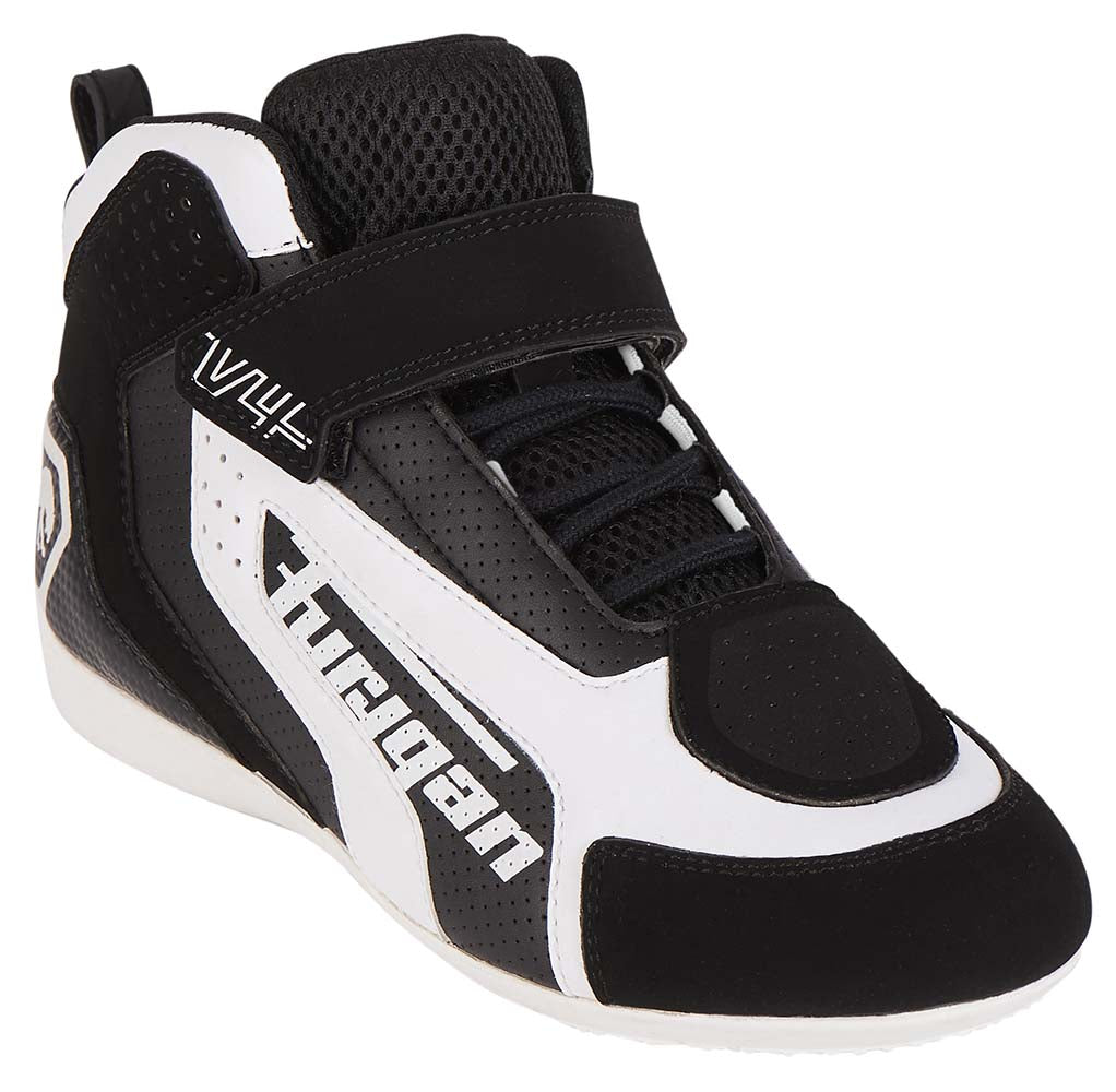 Furygan V4 Vented Shoes Black / White FREE 1 YEAR Returns, FREE UK Delivery | ThrottleChimp