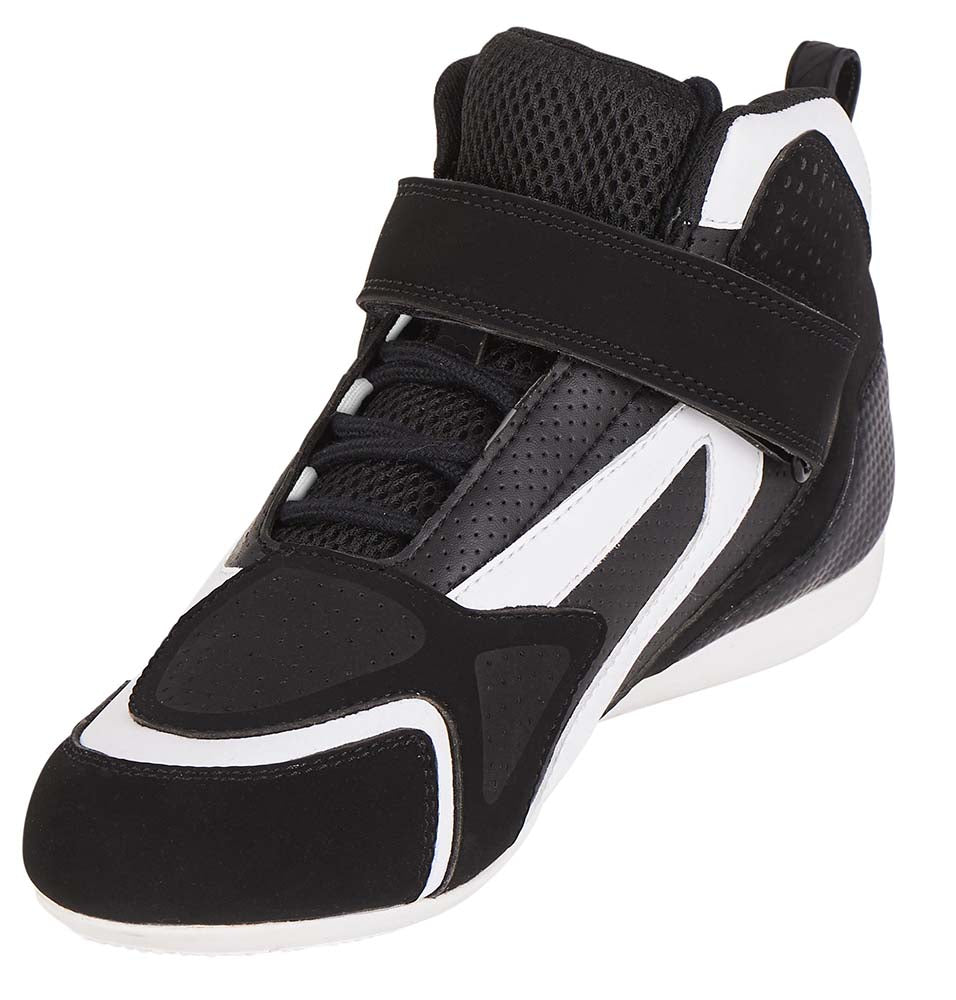 Furygan V4 Vented Shoes Black / White FREE 1 YEAR Returns, FREE UK Delivery | ThrottleChimp