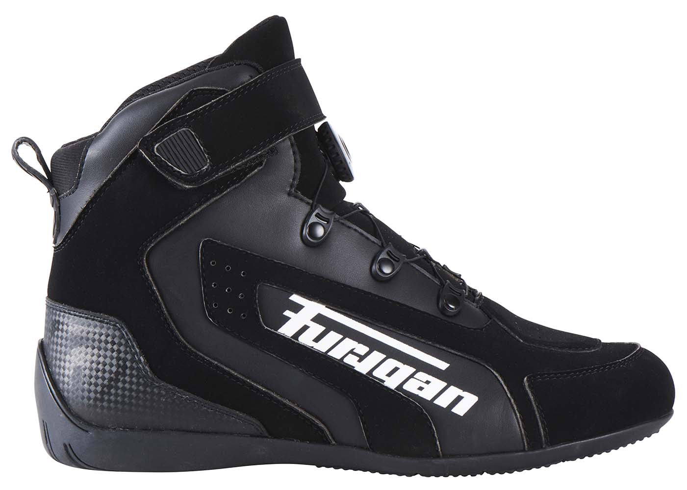 Furygan V4 Easy D3O Shoes Black / White FREE 1 YEAR Returns, FREE UK Delivery | ThrottleChimp