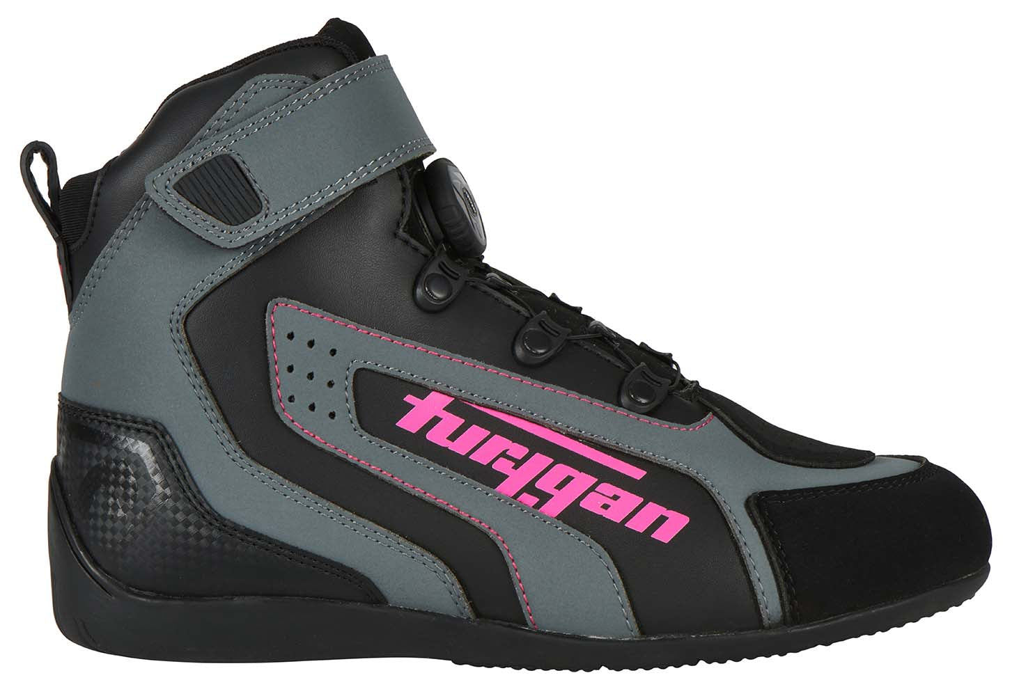 Furygan V4 Easy D3O Ladies Shoes Black / Pink FREE 1 YEAR Returns, FREE UK Delivery | ThrottleChimp