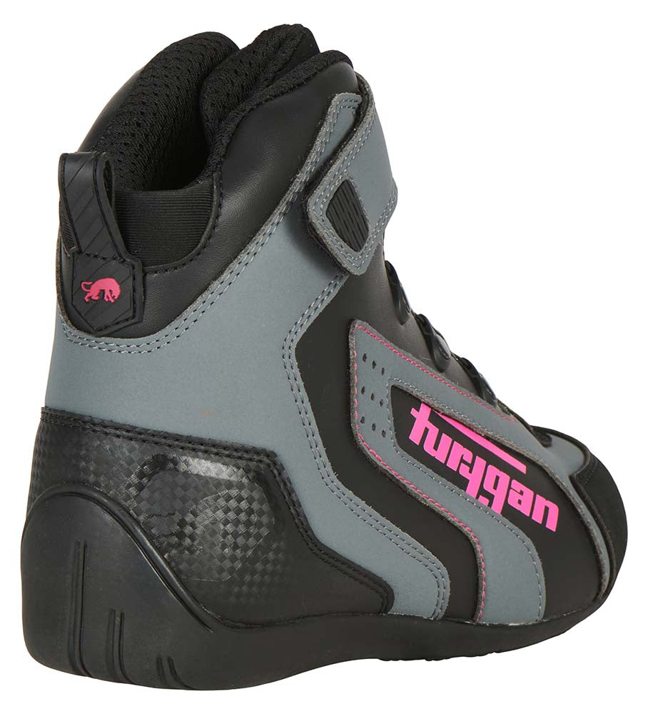 Furygan V4 Easy D3O Ladies Shoes Black / Pink FREE 1 YEAR Returns, FREE UK Delivery | ThrottleChimp