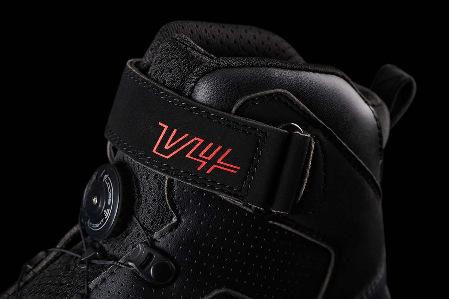 Furygan V4 Easy D3O Vented Shoes Black / Red FREE 1 YEAR Returns, FREE UK Delivery | ThrottleChimp