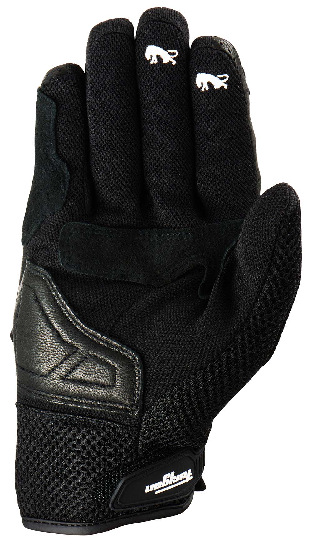 Furygan TD12 Leather & Textile Gloves Black FREE 1 YEAR Returns, FREE UK Delivery | ThrottleChimp