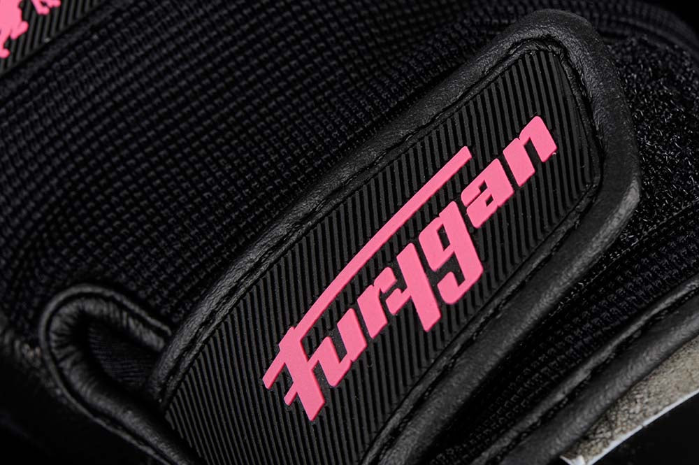 Furygan Jet D3O Ladies Textile Gloves Black / Pink FREE 1 YEAR Returns, FREE UK Delivery | ThrottleChimp