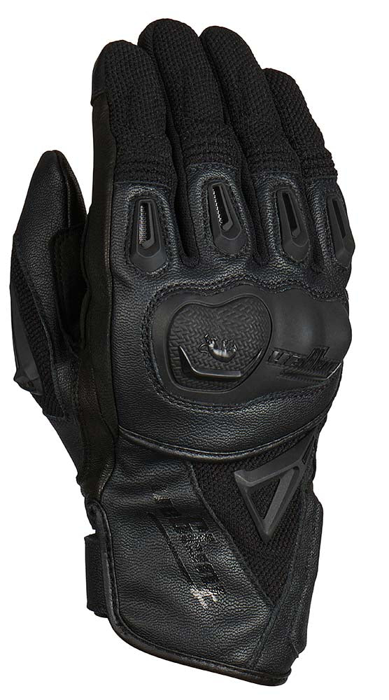 Furygan Volt Leather & Textile Gloves Black FREE 1 YEAR Returns, FREE UK Delivery | ThrottleChimp