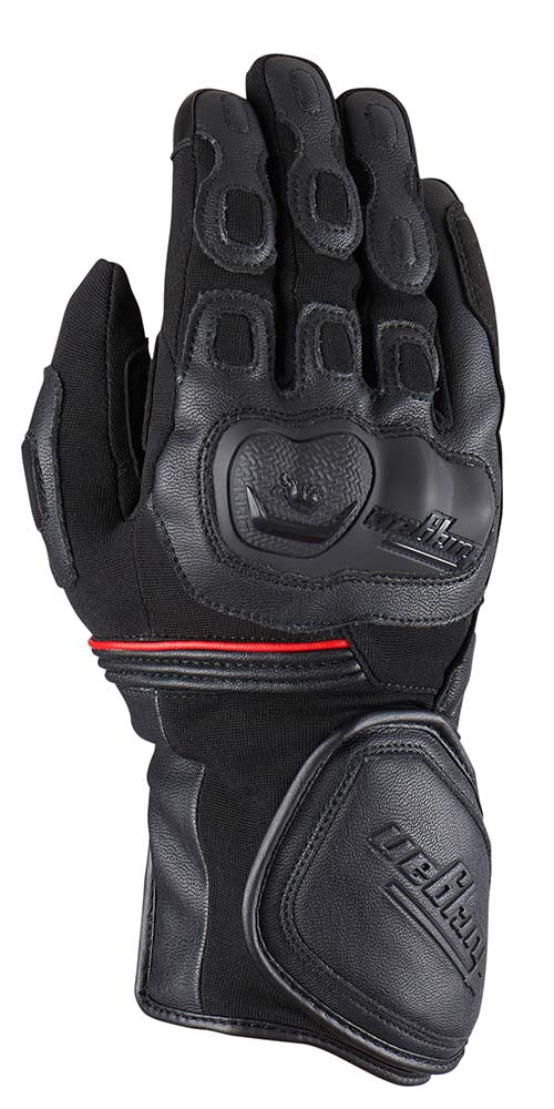 Furygan Dirt Road Leather & Textile Gloves Black FREE 1 YEAR Returns, FREE UK Delivery | ThrottleChimp