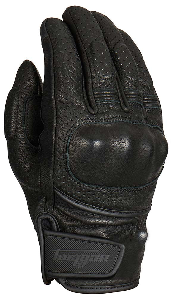 Furygan LR Jet D3O Vented Leather Gloves Black FREE 1 YEAR Returns, FREE UK Delivery | ThrottleChimp