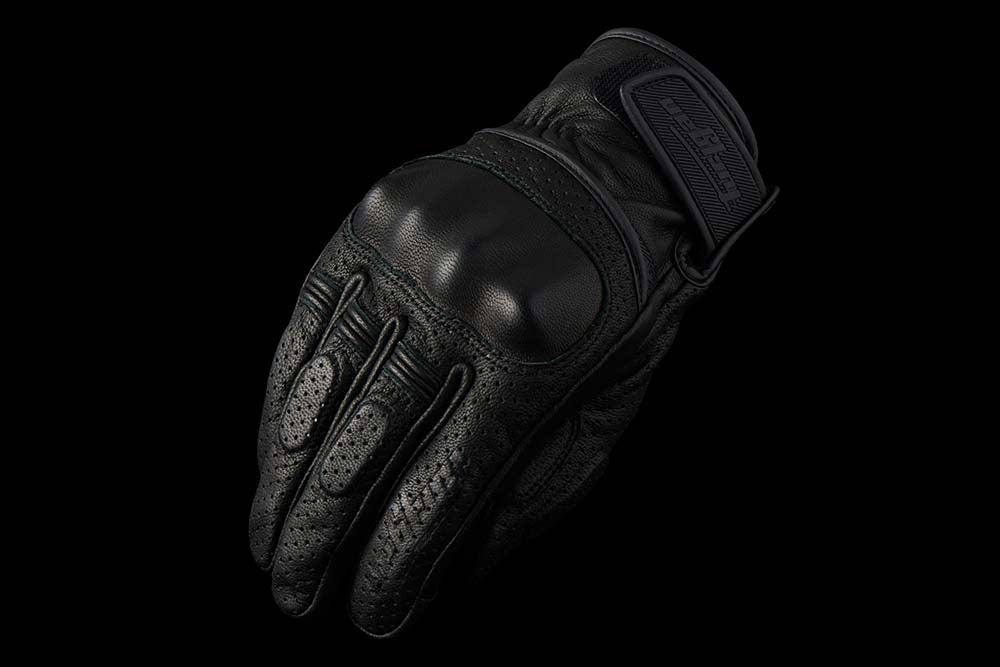 Furygan LR Jet D3O Vented Leather Gloves Black FREE 1 YEAR Returns, FREE UK Delivery | ThrottleChimp