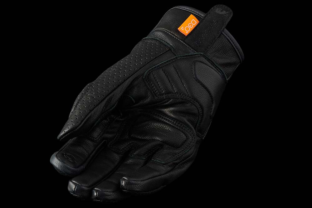 Furygan LR Jet D3O Vented Leather Gloves Black FREE 1 YEAR Returns, FREE UK Delivery | ThrottleChimp