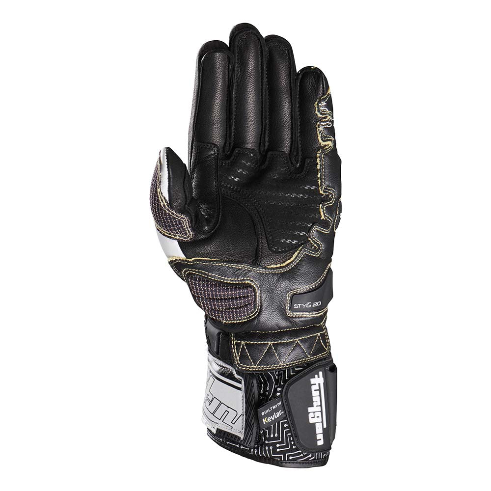 Furygan STYG20 X Kevlar Gloves White / Black FREE 1 YEAR Returns, FREE UK Delivery | ThrottleChimp