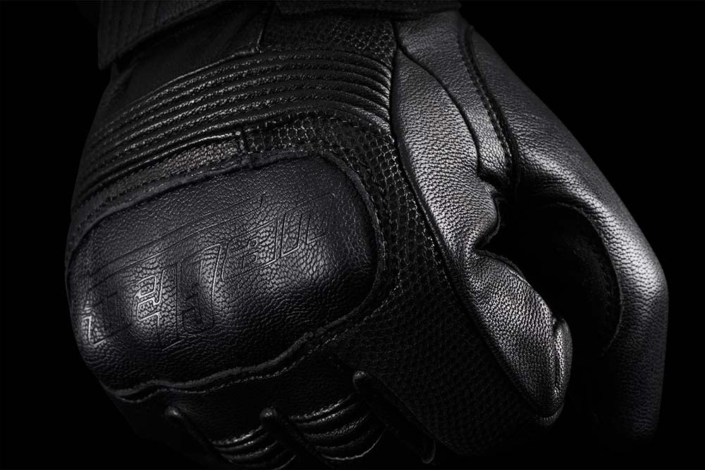 Furygan Land DK D3O Leather Gloves Black FREE 1 YEAR Returns, FREE UK Delivery | ThrottleChimp