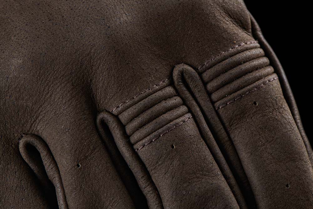 Furygan TD Vintage D3O Textile Gloves Brown FREE 1 YEAR Returns, FREE UK Delivery | ThrottleChimp