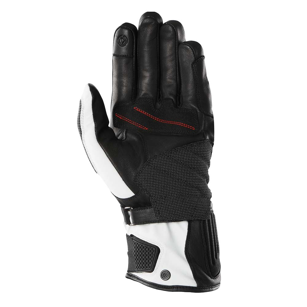 Furygan Nomad Textile Gloves Black / Pearl FREE 1 YEAR Returns, FREE UK Delivery | ThrottleChimp