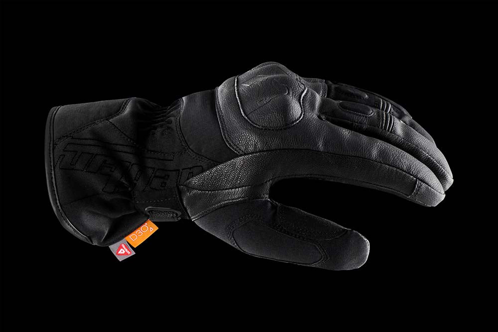 Furygan Oslo D3O Primaloft Ladies Leather Gloves Black FREE 1 YEAR Returns, FREE UK Delivery | ThrottleChimp