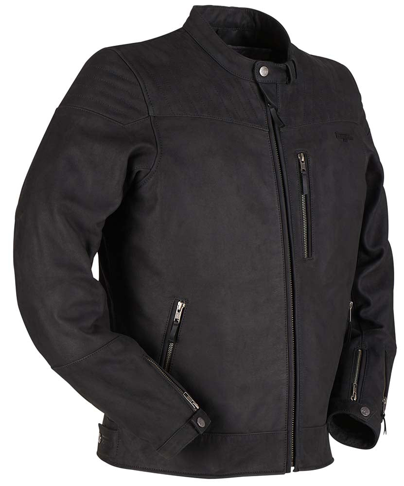 Furygan Clint Evo Leather Jacket Black FREE 1 YEAR Returns, FREE UK Delivery | ThrottleChimp