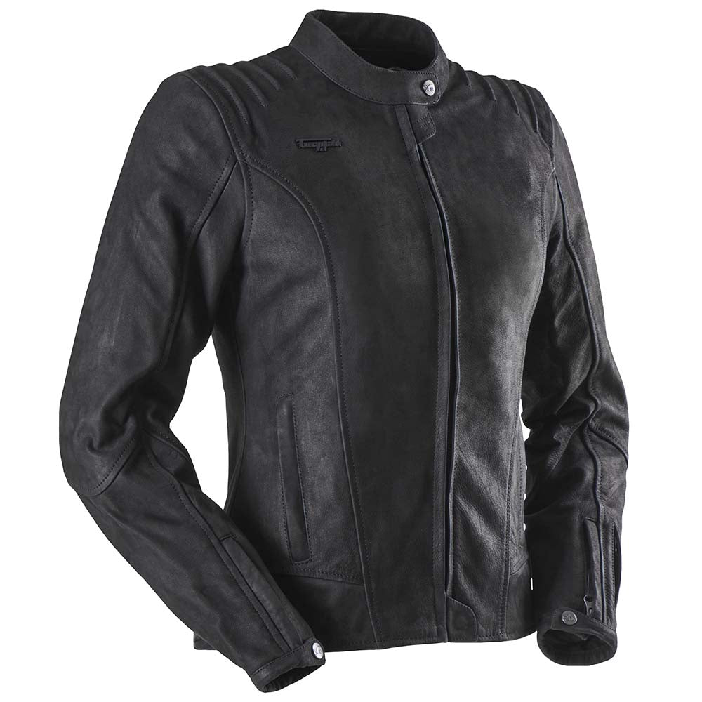 Furygan Elena Ladies Leather Jacket Black FREE 1 YEAR Returns, FREE UK Delivery | ThrottleChimp