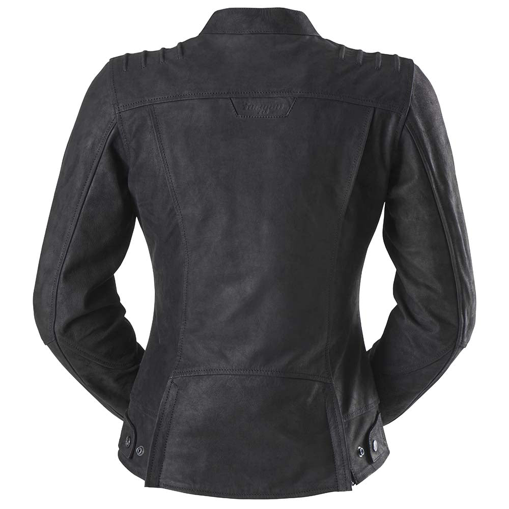 Furygan Elena Ladies Leather Jacket Black FREE 1 YEAR Returns, FREE UK Delivery | ThrottleChimp