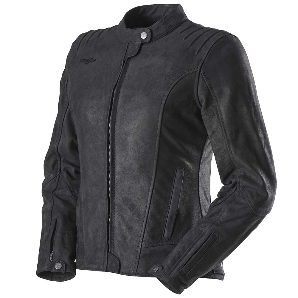 Furygan Elena Ladies Leather Jacket Black FREE 1 YEAR Returns, FREE UK Delivery | ThrottleChimp