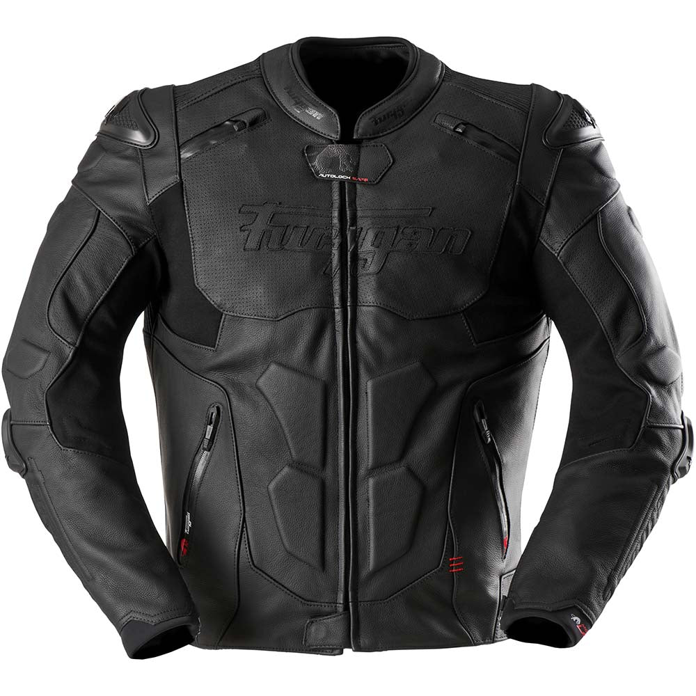 Furygan Ghost Evo Leather Jacket Black FREE 1 YEAR Returns, FREE UK Delivery | ThrottleChimp