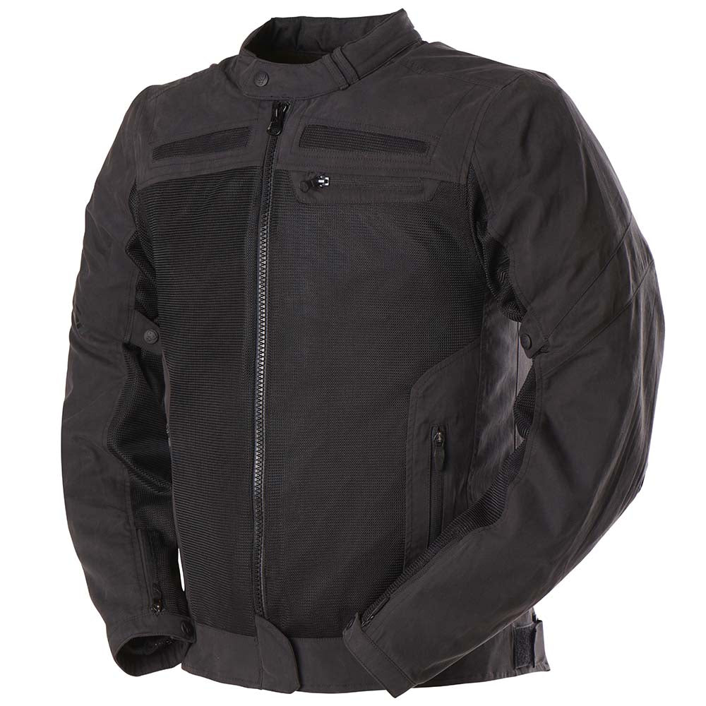 Furygan TX Furyo Vented Textile Jacket Black FREE 1 YEAR Returns, FREE UK Delivery | ThrottleChimp