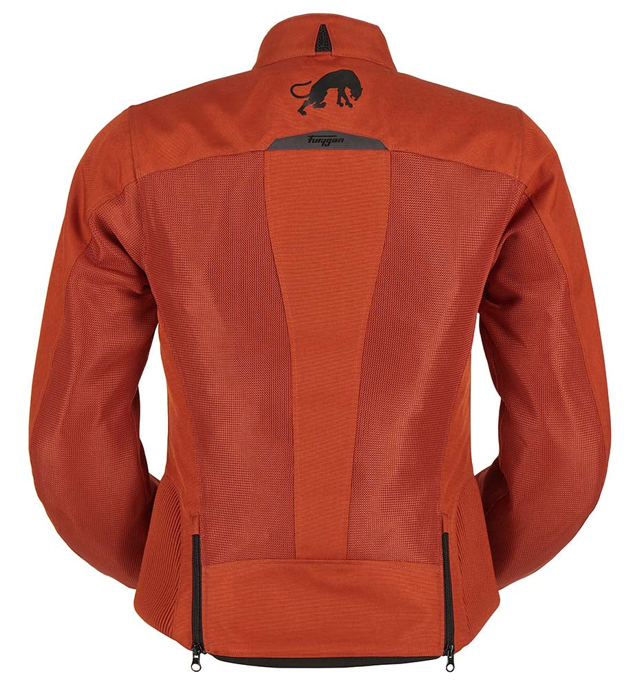 Furygan Mistral Evo 3 Ladies Textile Jacket Rust FREE 1 YEAR Returns, FREE UK Delivery | ThrottleChimp