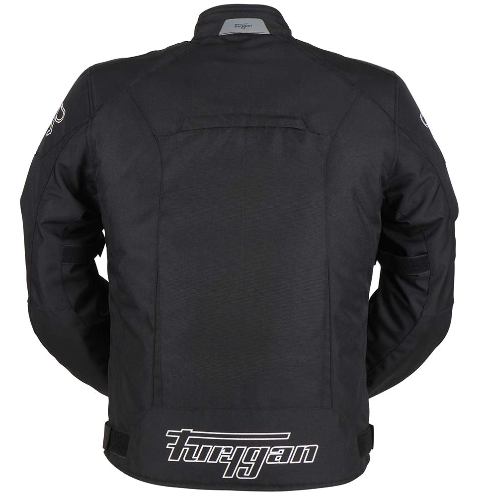 Furygan Yori Textile Jacket Black / White FREE 1 YEAR Returns, FREE UK Delivery | ThrottleChimp