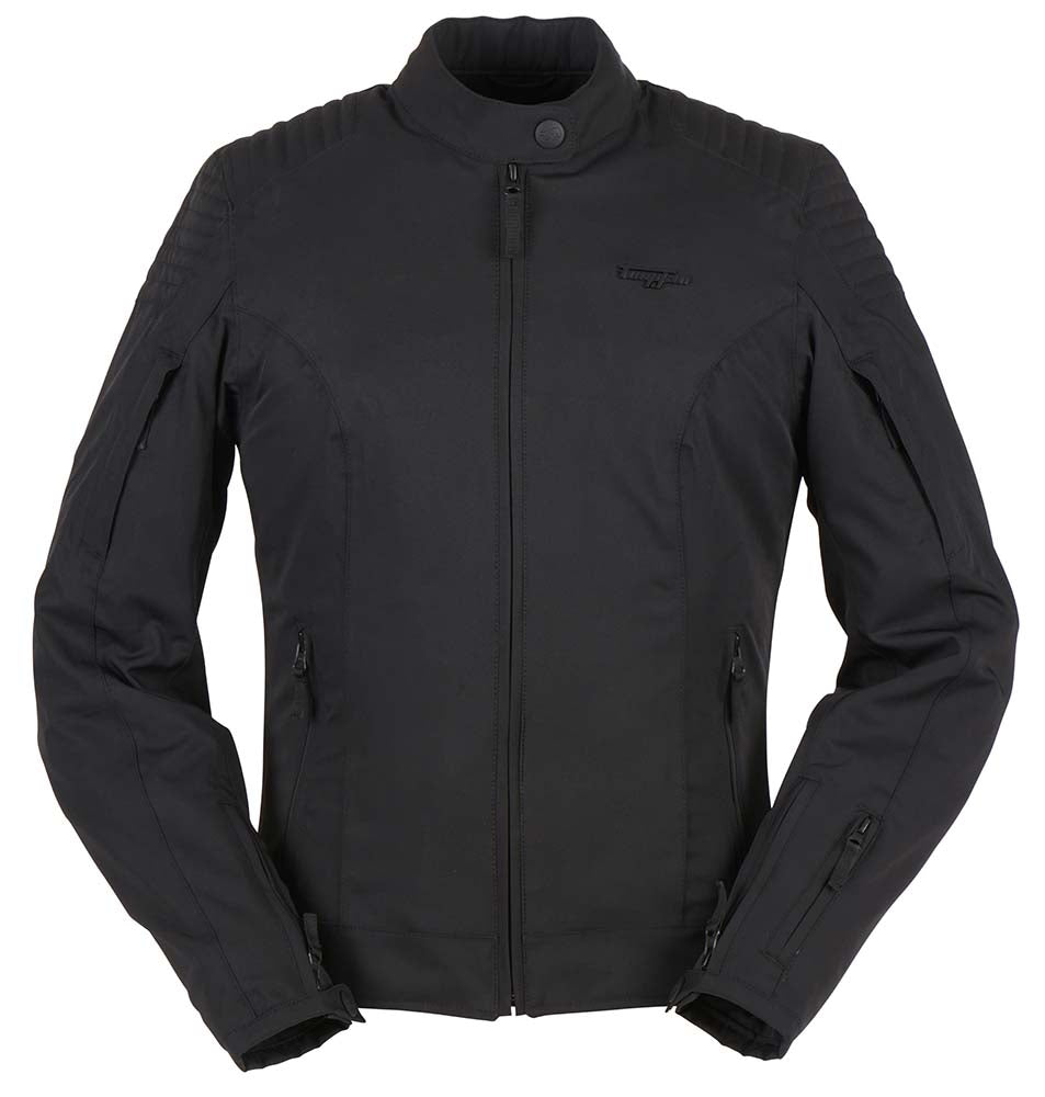 Furygan Jody Ladies Textile Jacket Black FREE 1 YEAR Returns, FREE UK Delivery | ThrottleChimp