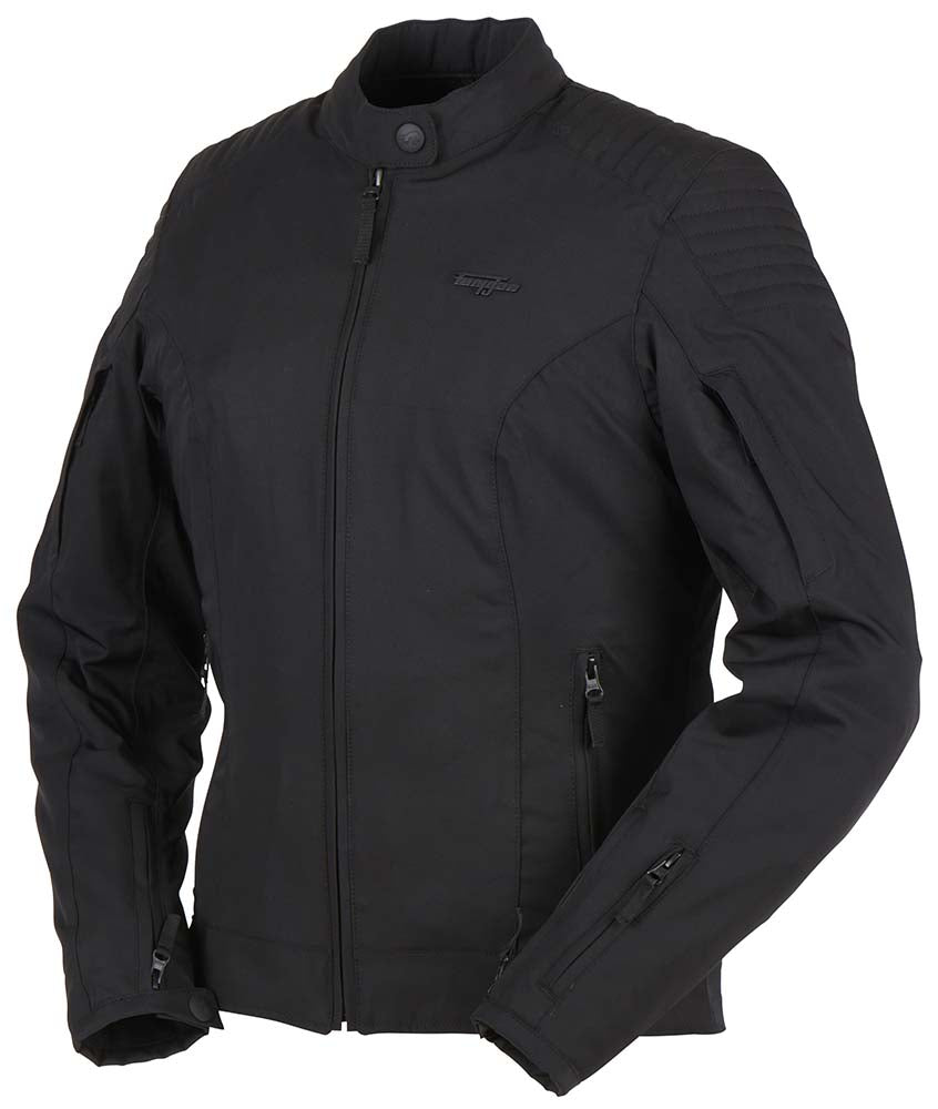 Furygan Jody Ladies Textile Jacket Black FREE 1 YEAR Returns, FREE UK Delivery | ThrottleChimp