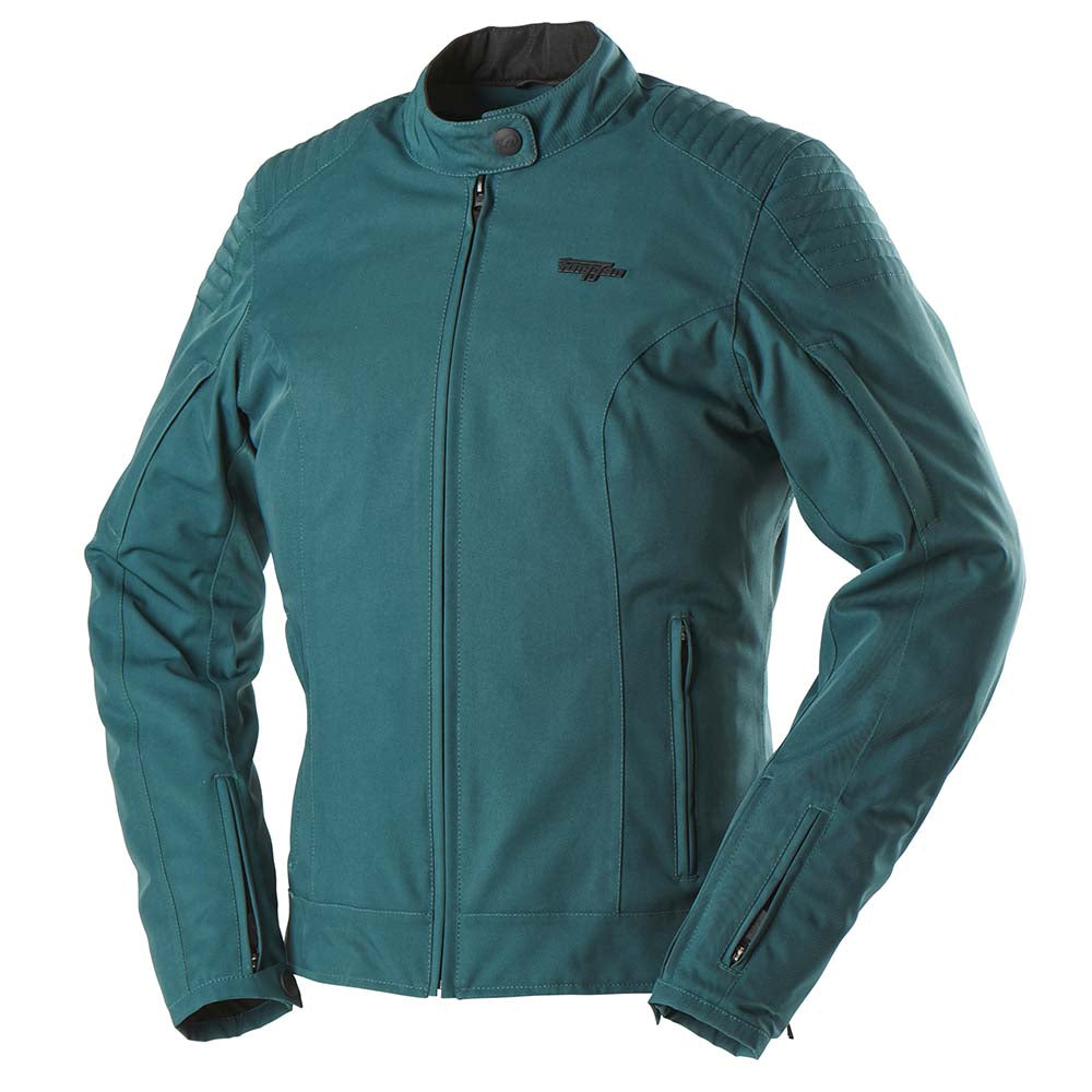 Furygan Jody Ladies Textile Jacket Green FREE 1 YEAR Returns, FREE UK Delivery | ThrottleChimp