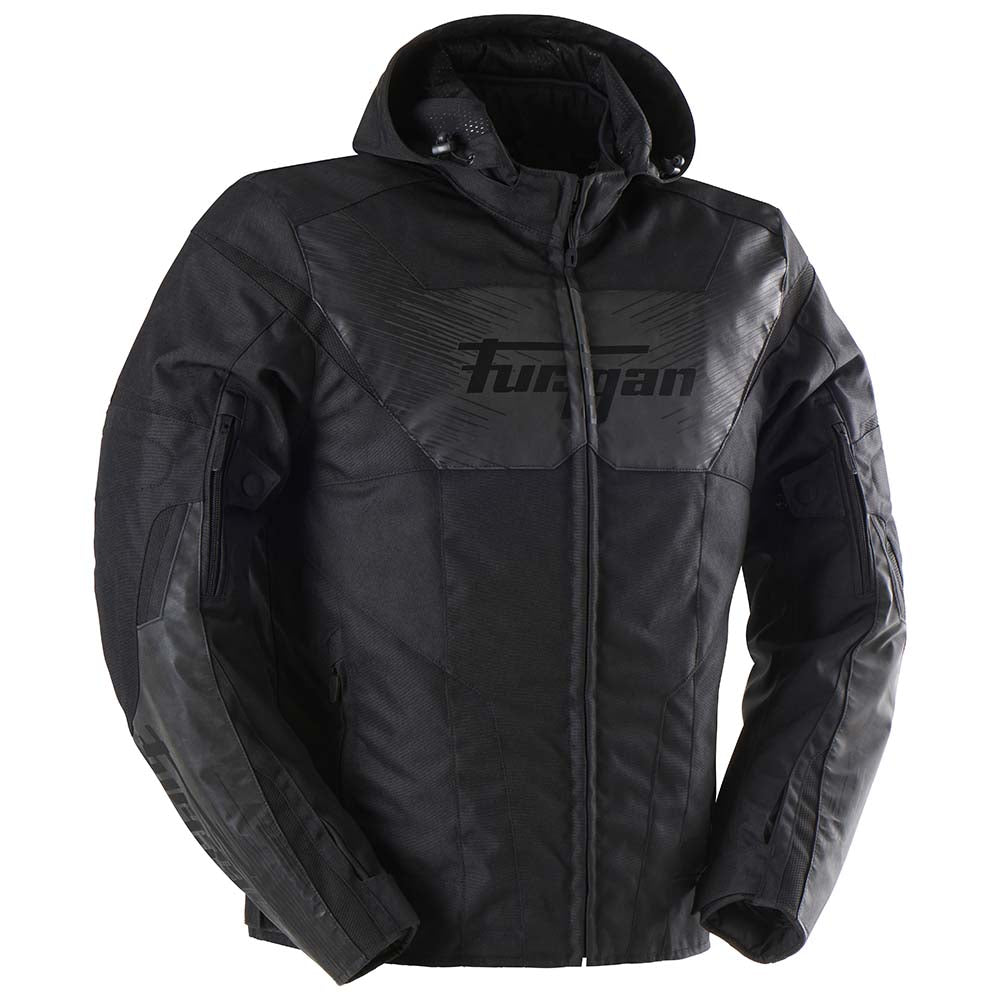 Furygan Shard HV Textile Jacket Black / Reflective Grey FREE 1 YEAR Returns, FREE UK Delivery | ThrottleChimp