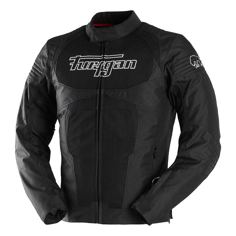 Furygan WB08 Vented+ Textile Jacket Black / White FREE 1 YEAR Returns, FREE UK Delivery | ThrottleChimp