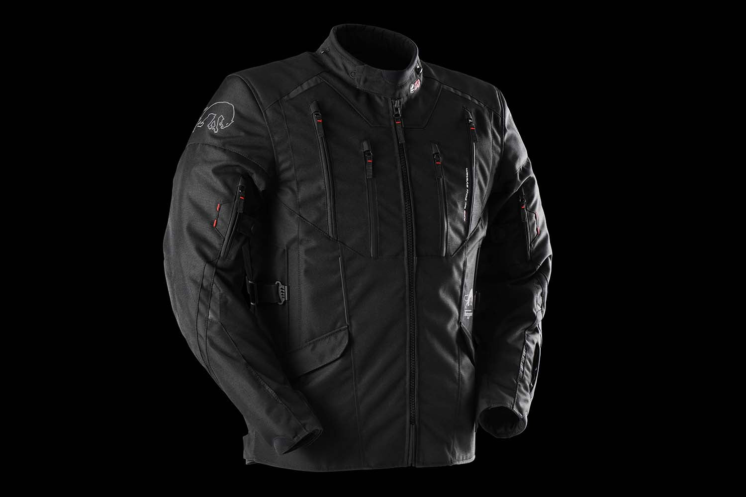 Furygan Brooks Textile Jacket Black FREE 1 YEAR Returns, FREE UK Delivery | ThrottleChimp