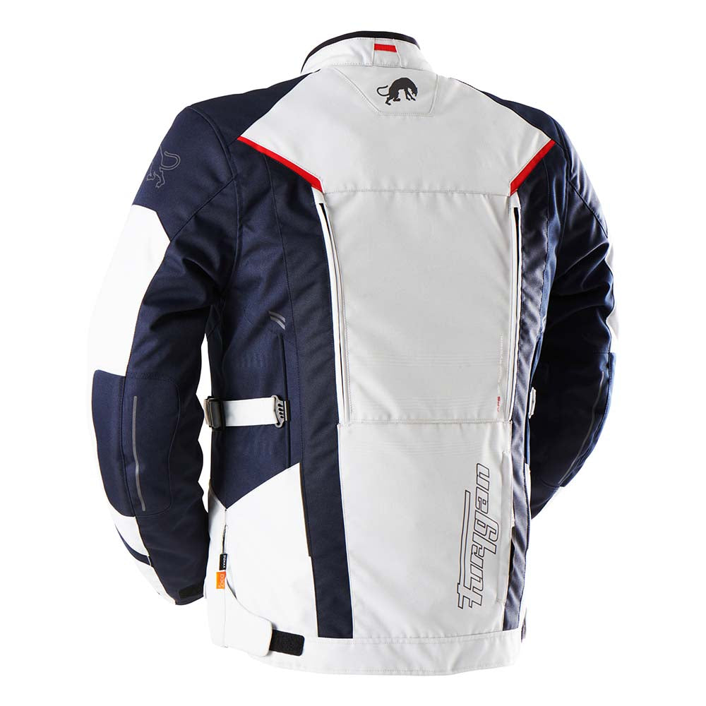 Furygan Brooks Textile Jacket Pearl / Blue FREE 1 YEAR Returns, FREE UK Delivery | ThrottleChimp