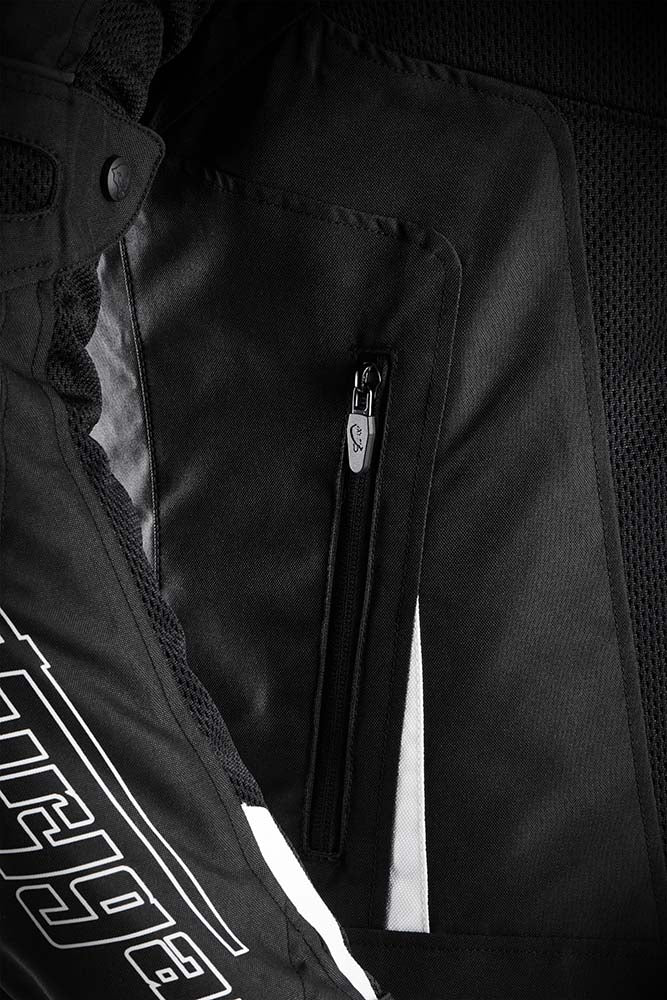 Furygan Ultra Spark 3-In-1 Vented+ Textile Jacket Black / White FREE 1 YEAR Returns, FREE UK Delivery | ThrottleChimp