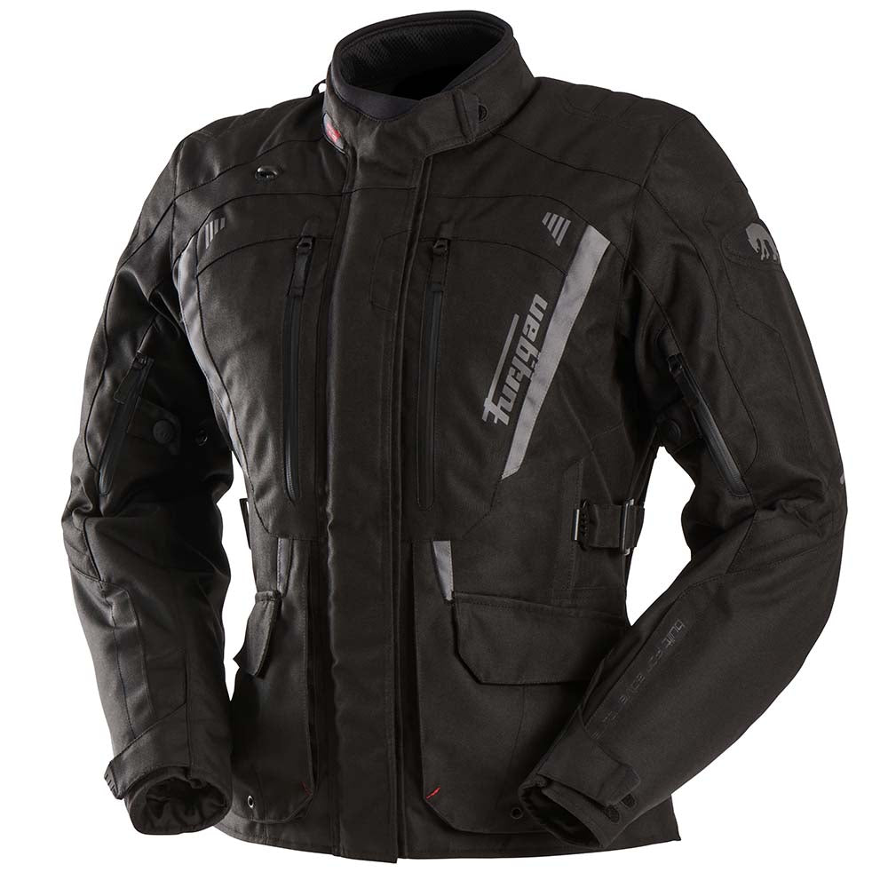 Furygan Apalaches Evo Ladies Textile Jacket Black / Grey FREE 1 YEAR Returns, FREE UK Delivery | ThrottleChimp