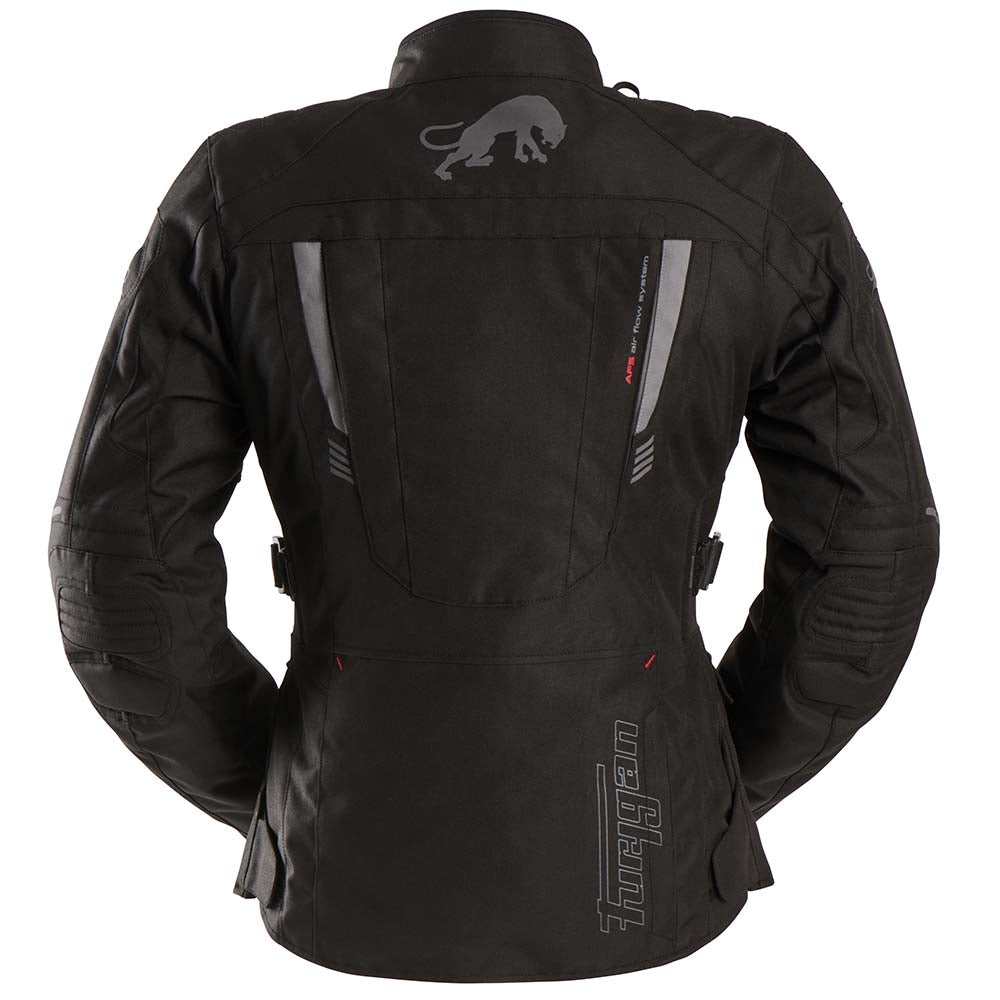 Furygan Apalaches Evo Ladies Textile Jacket Black / Grey FREE 1 YEAR Returns, FREE UK Delivery | ThrottleChimp