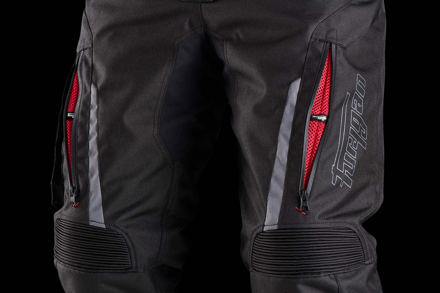 Furygan Killington Textile Trouser Black / Grey FREE 1 YEAR Returns, FREE UK Delivery | ThrottleChimp